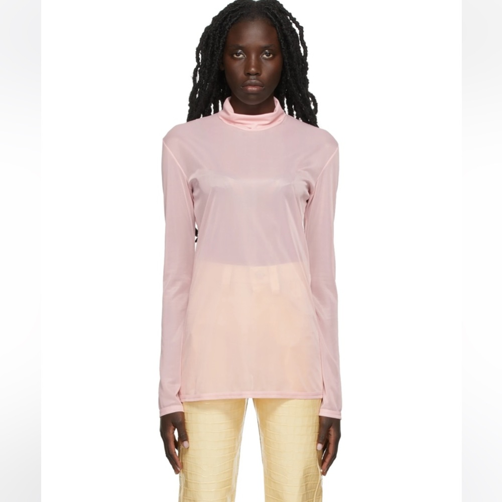 NWT pink turtleneck